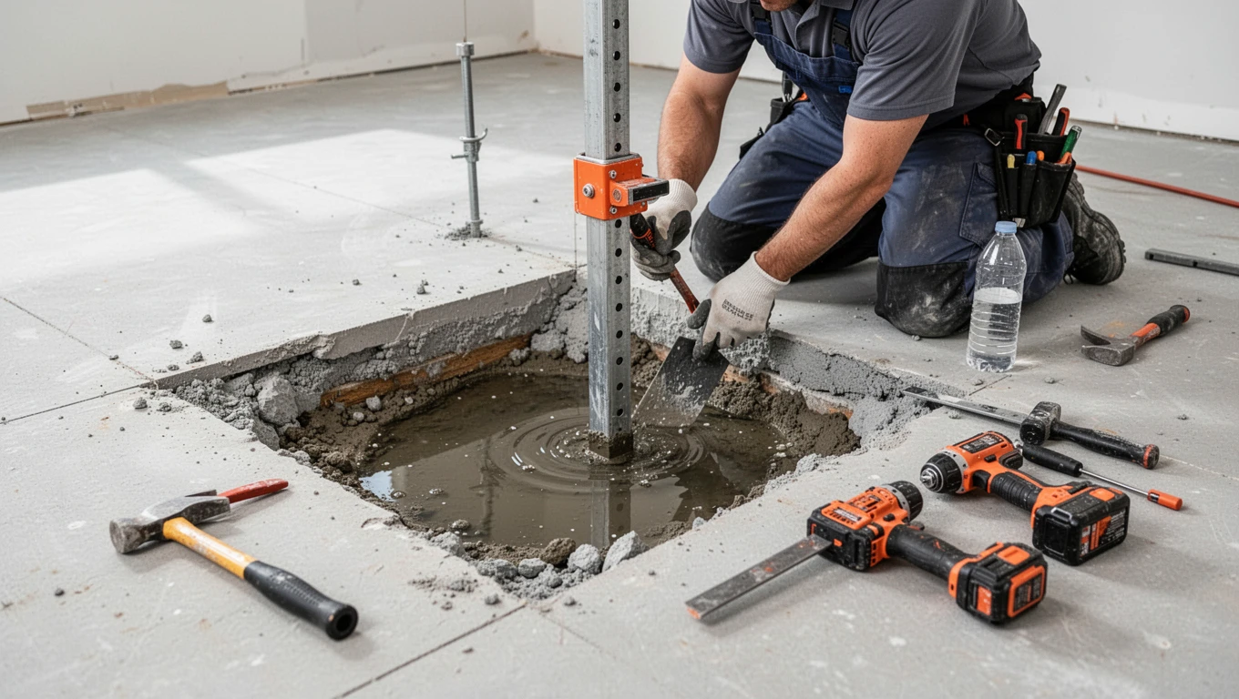Sinking Floor Repair